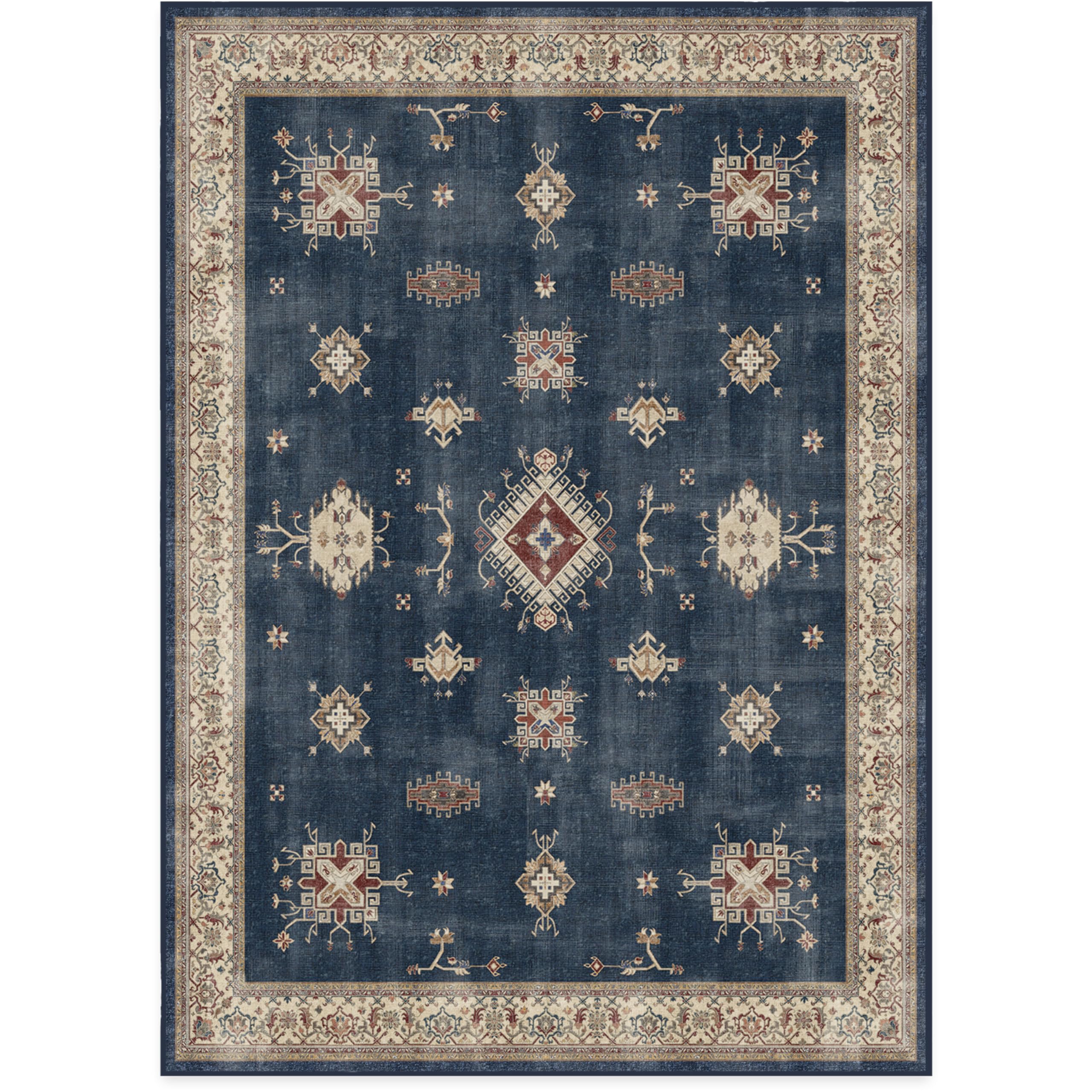 RUGGABLE – Verena Dark Wood – Machine Washable Runner Rug – Pet &amp; Child Friendly – Stain &amp; Water Resistant – Non-Slip – 2.5&