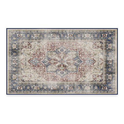 RUGGABLE Kamran Washable Rug - Perfect Vintage Area Rug for Living Room Bedroom Kitchen - Pet &amp; Child Friendly - Stain &amp; Water Resistant - Hazel 5&