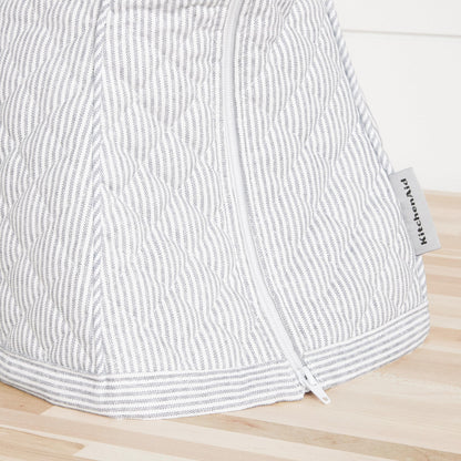 KITCHENAID Fitted Tilt-Head Solid Stand Mixer Cover with Storage Pocket, Quilted 100% Cotton, Milkshake, 14.4&quot;x18&quot;x10&quot;