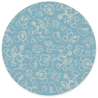 RUGGABLE Disney Classic Minnie Mouse Washable Rug - Perfect Area Rug for Nursery Playroom Kids Room - Pet &amp; Child Friendly - Stain &amp; Water Resistant - Trellis Pink 5&