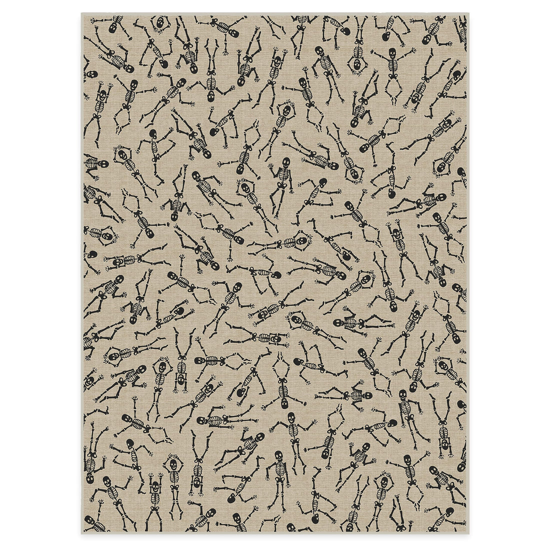 RUGGABLE Fall Autumn Washable Rug - Perfect Area Rug for Living Room Bedroom Kitchen - Non-Slip, Pet &amp; Child Friendly, Stain &amp; Water Resistant Home Decor - Folium Multicolor 3&