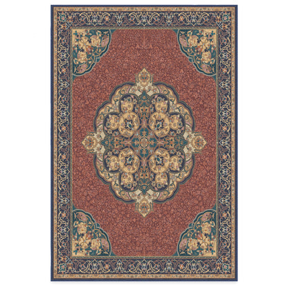 RUGGABLE Disney Traditional Mickey Mouse Washable Rug - Perfect Area Rug for Nursery Playroom Kids Room - Pet &amp; Child Friendly - Stain &amp; Water Resistant - Damask Grey 3&