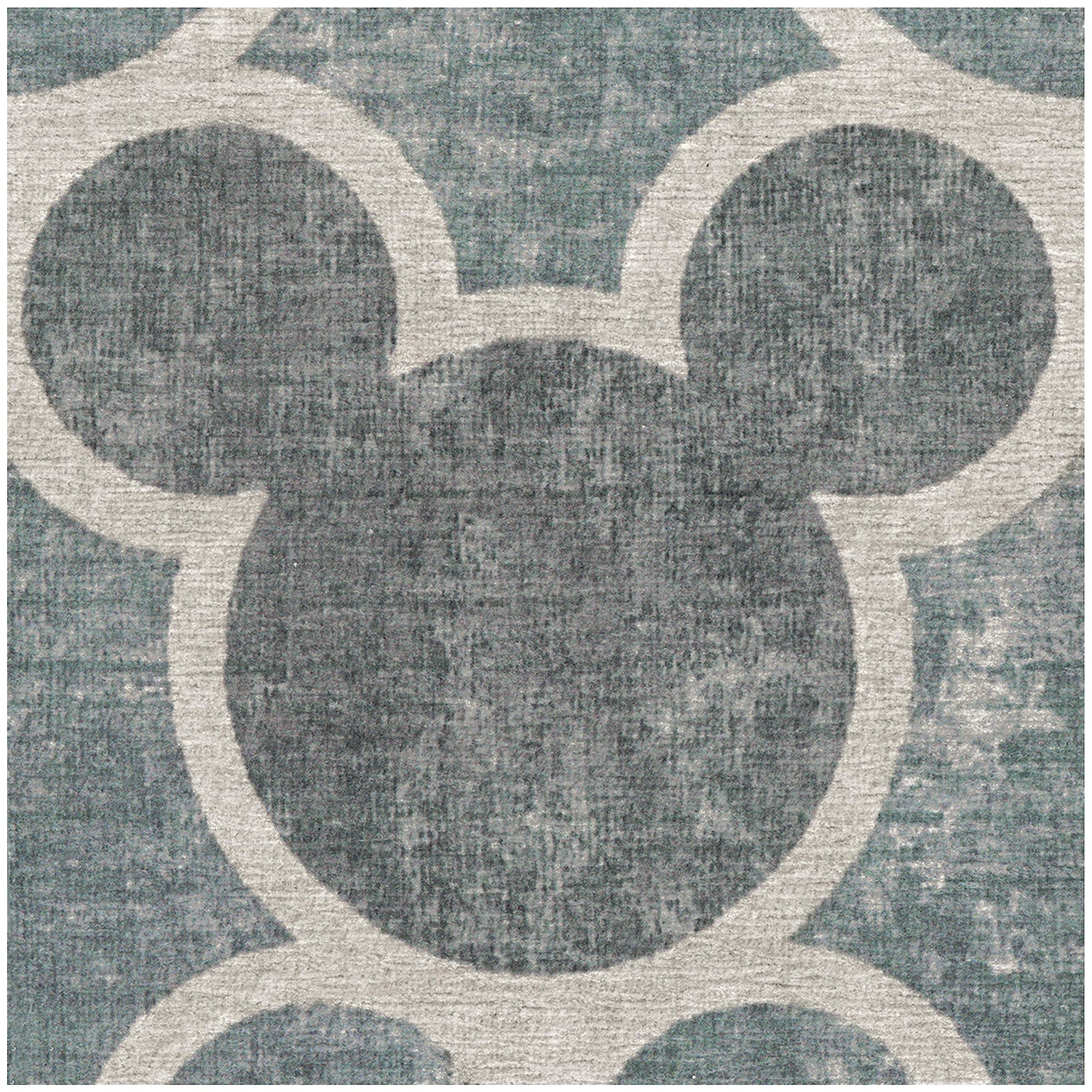 RUGGABLE Disney Classic Minnie Mouse Washable Rug - Perfect Area Rug for Nursery Playroom Kids Room - Pet &amp; Child Friendly - Stain &amp; Water Resistant - Trellis Pink 5&