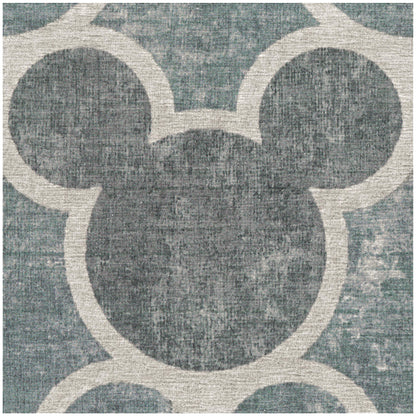 RUGGABLE Disney Classic Minnie Mouse Washable Rug - Perfect Area Rug for Nursery Playroom Kids Room - Pet &amp; Child Friendly - Stain &amp; Water Resistant - Trellis Pink 5&