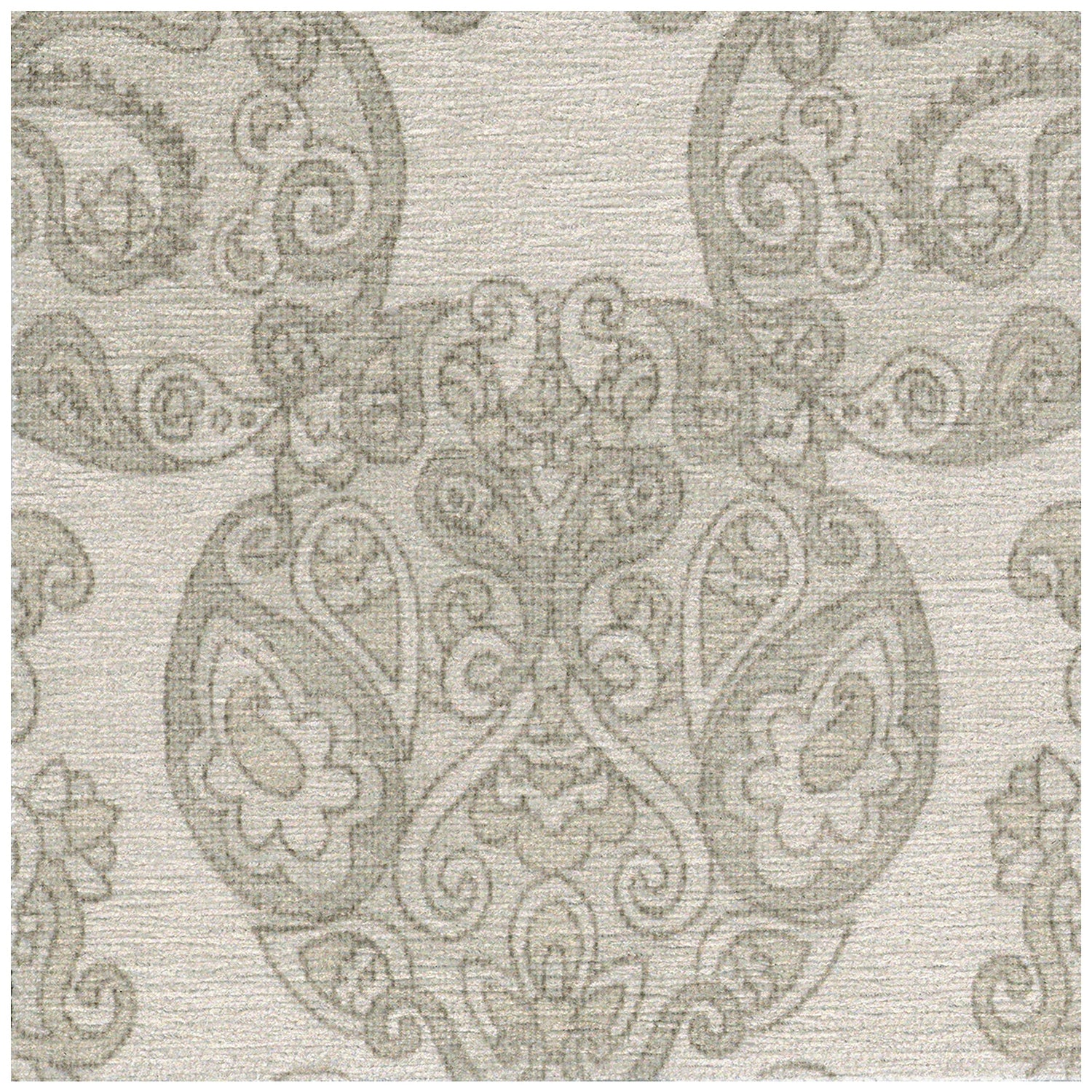 RUGGABLE Disney Traditional Mickey Mouse Washable Rug - Perfect Area Rug for Nursery Playroom Kids Room - Pet &amp; Child Friendly - Stain &amp; Water Resistant - Damask Grey 3&
