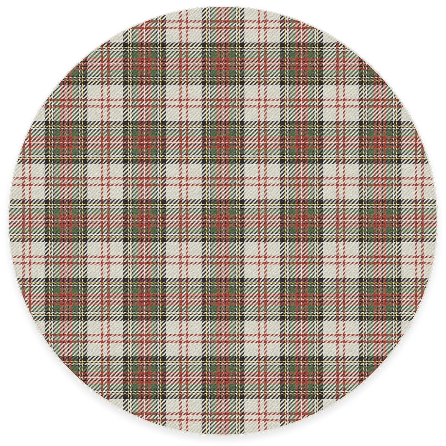 RUGGABLE Winter Plaid Washable Rug - Perfect Holiday Area Rug for Living Room Bedroom Kitchen - Pet &amp; Child Friendly - Stain &amp; Water Resistant - Dress Stewart Tartan Plaid 3&