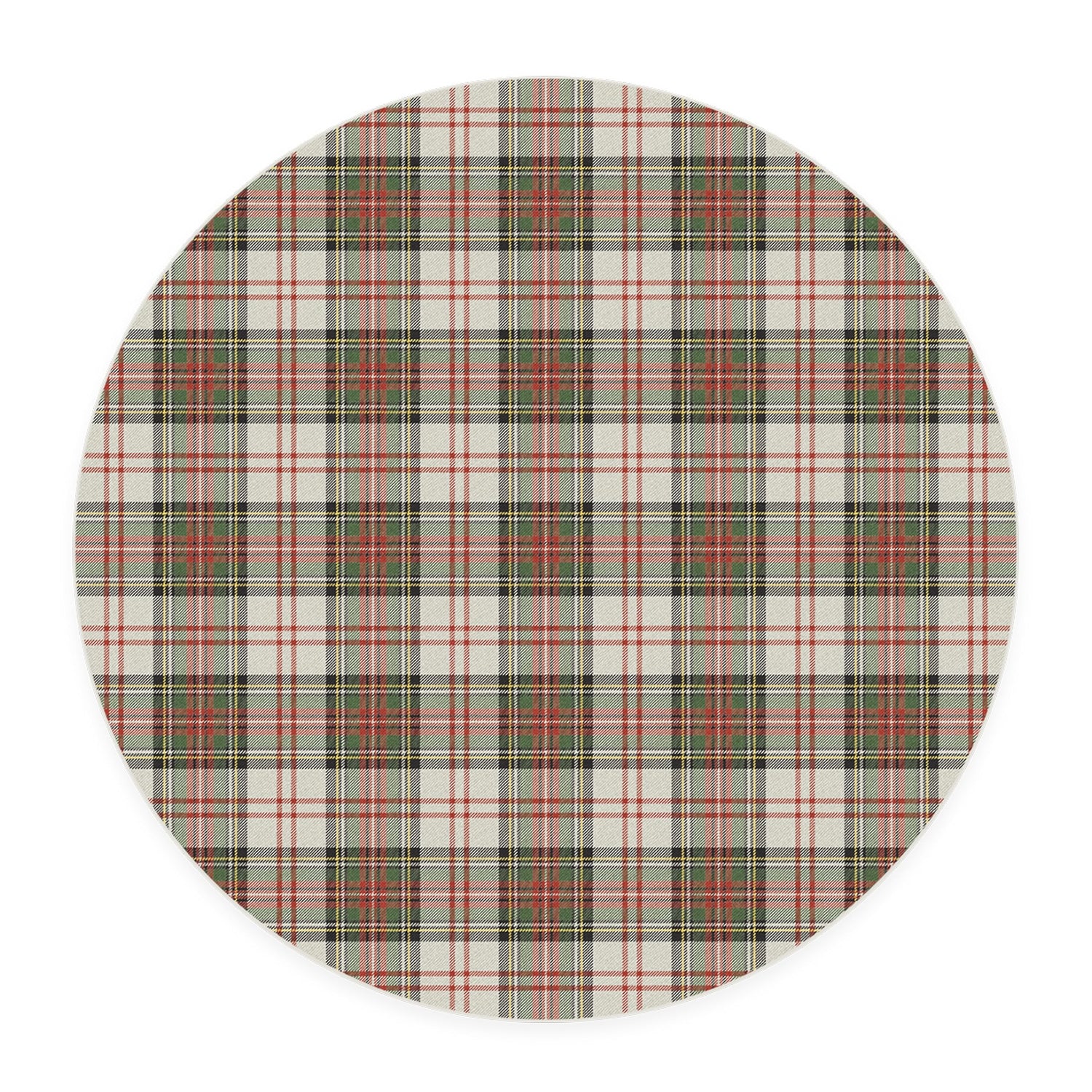 RUGGABLE Winter Plaid Washable Rug - Perfect Holiday Area Rug for Living Room Bedroom Kitchen - Pet &amp; Child Friendly - Stain &amp; Water Resistant - Dress Stewart Tartan Plaid 3&