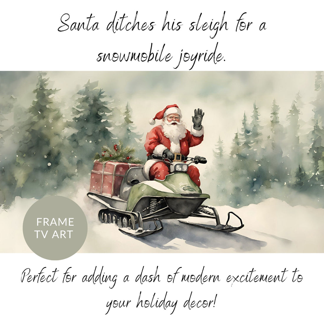Fun Christmas Art | Santa&