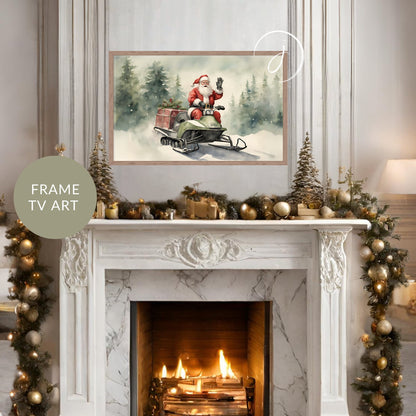 Fun Christmas Art | Santa&
